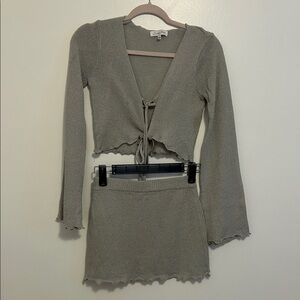 Emory Park Olive Long Sleeve Knit Set